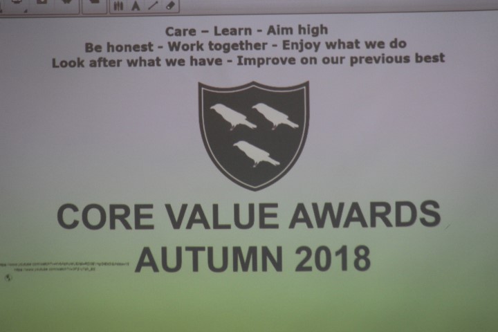 Image of Core Values Awards - Autumn 2018